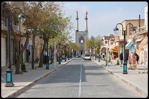 خیابان منتهی به مسجد جامع یزد