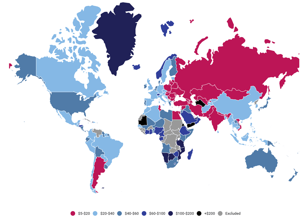 بیشترین سرعت اینترنت در کشورها