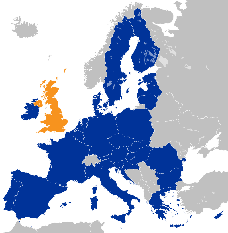 موقعیت بریتانیا در حوزه اتحادیه اروپا