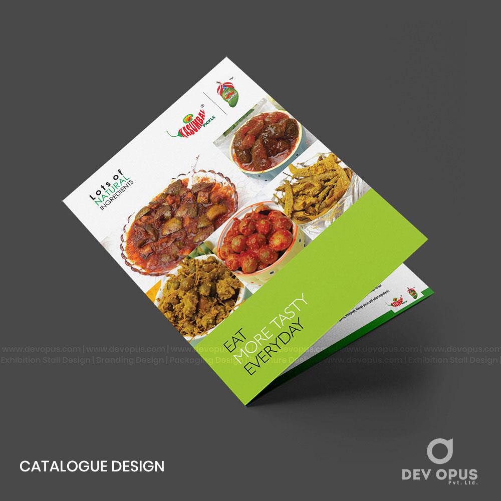 طراحی  کاتالوگ مواد غذایی