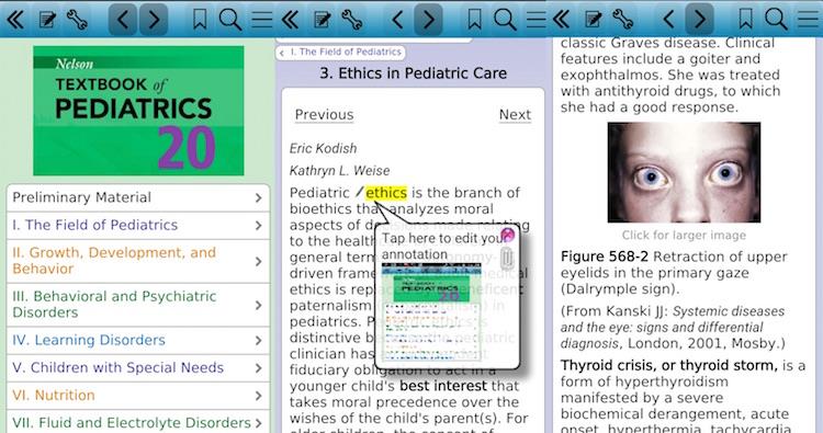 Nelson Textbook of Pediatrics app