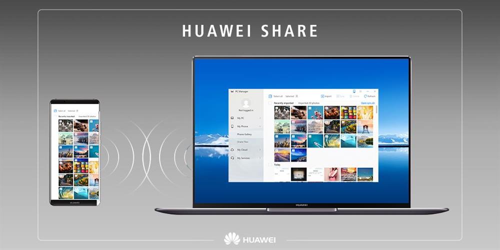 اتصال گوشی و کامپیوتر
  با Huawei Share 