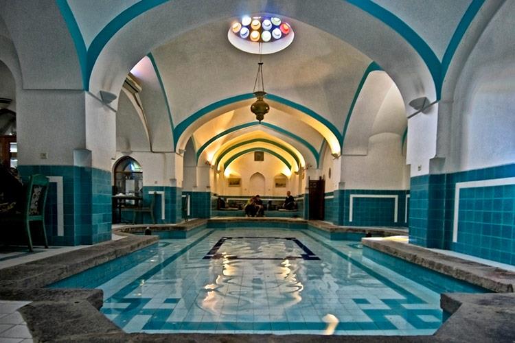 فضای داخلی حمام خان / شهر یزد