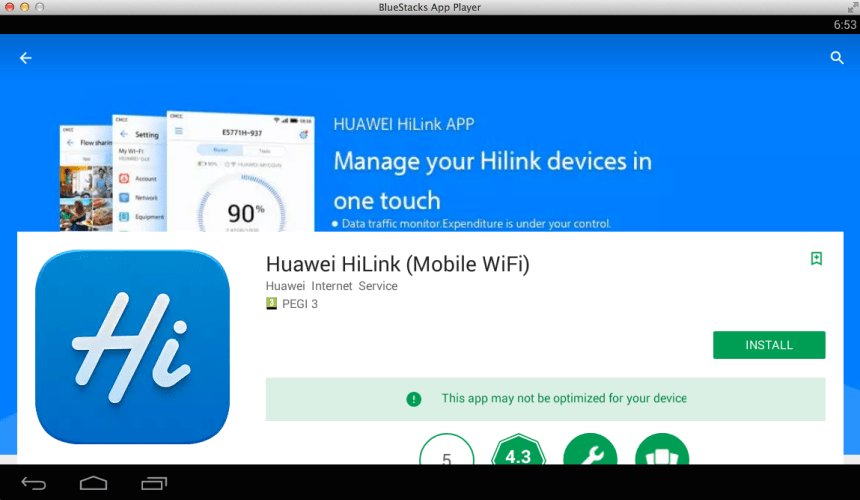 برنامه Huawei HiLink