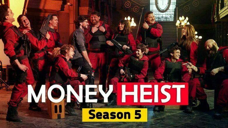 دانلود فصل پنجم سریال خانه کاغذی Money Heist 2021
