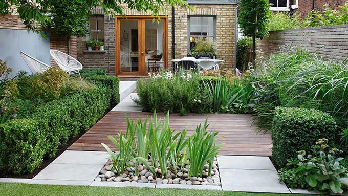طراحی فضای سبز حیاط خانه