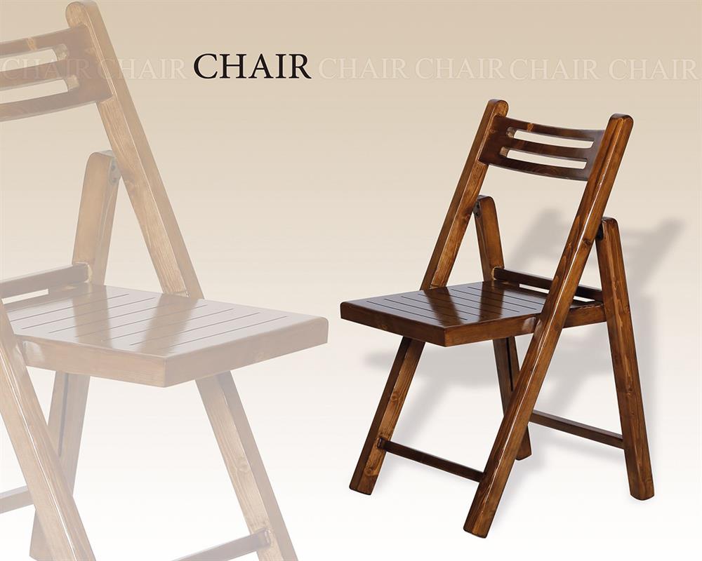 صندلی چوبی تاشو