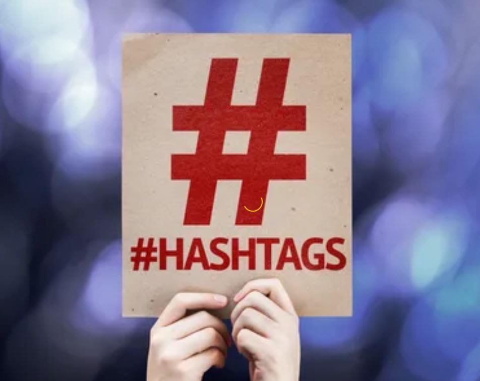 What is a hashtag symbol and how do you use it