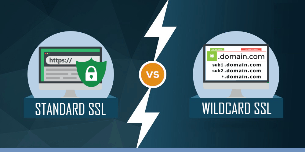 تفاوت میان گواهی ssl معمولی و wildcard